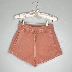 Lululemon Inner Glow High Rise 3” Short in Washed Canyon Rock